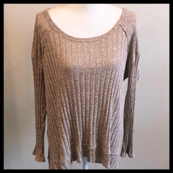 Ruff Hewn Sweaters - Women’s Ruff Hewn Khaki Sweater